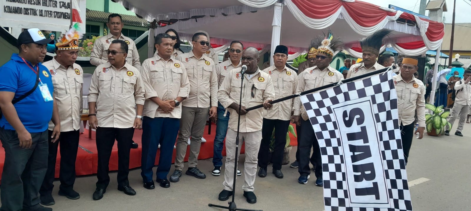 Semarakan HUT Merauke, 122 Peserta Ikut Pawai Budaya 