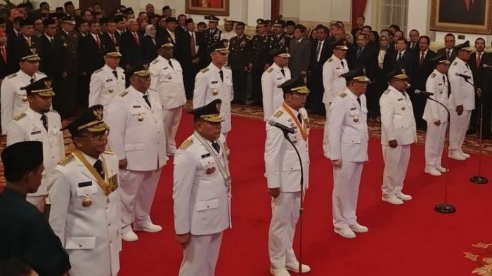 Presiden Jokowi Lantik 9 Gubernur dan Wagub Hasil Pilkada 2018