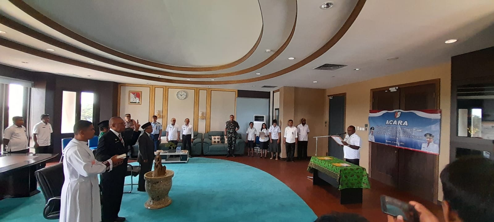 Dua Pejabat Tinggi Eselon II di Lingkungan Pemkab Merauke Dilantik