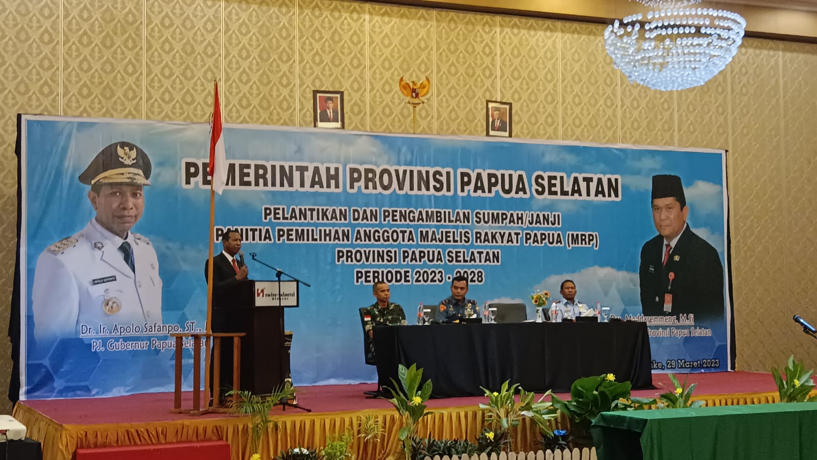Panitia Pemilihan Anggota MRP Papua Selatan Dilantik

