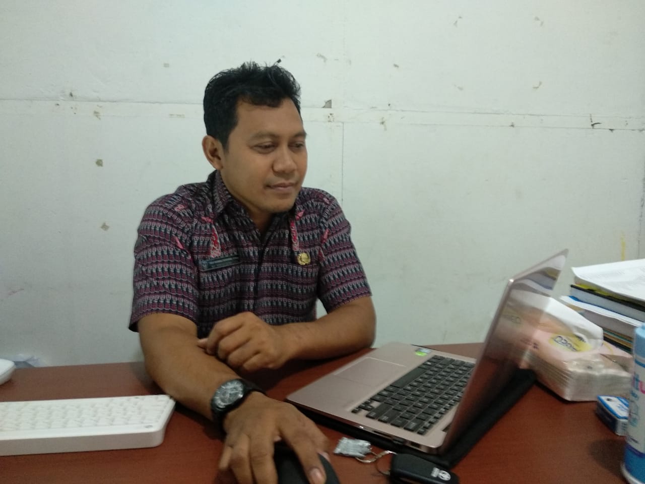 Melalui DAU, Diskominfo Merauke Laksanakan Latihan Komputer Bagi Aparat Distrik Dan Kampung
