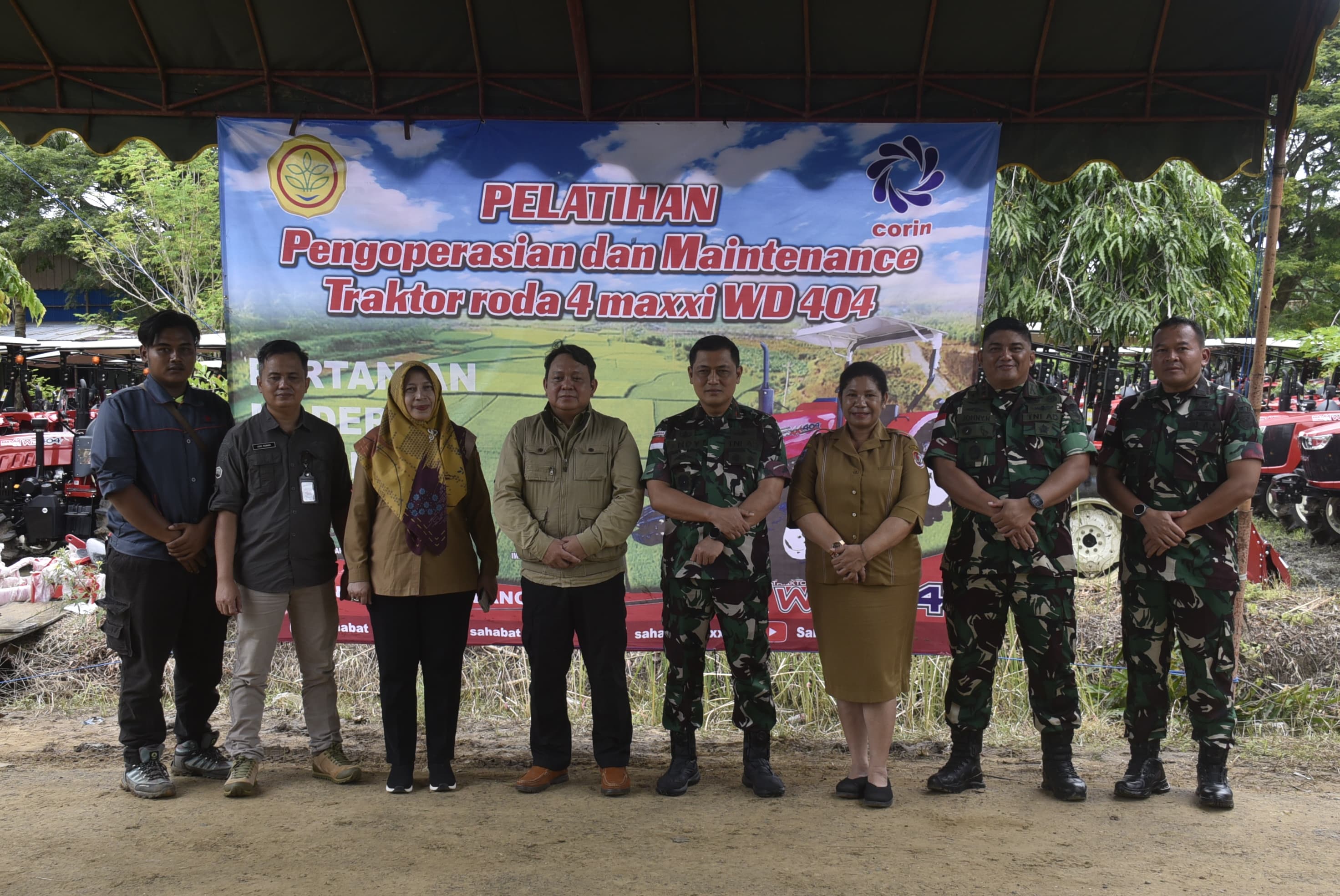 Dukung Swasembada Pangan Nasional, Dilakukan Pelatihan Pengoperasian dan Maintenence Traktor Roda Empat