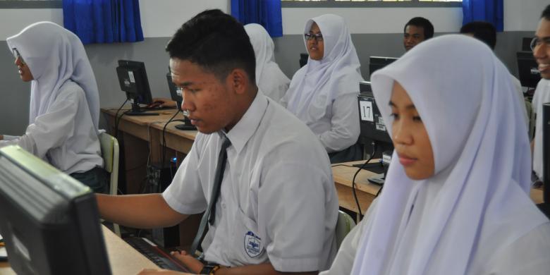UN Berbasis Komputer Dinilai Tingkatkan Kejujuran Siswa