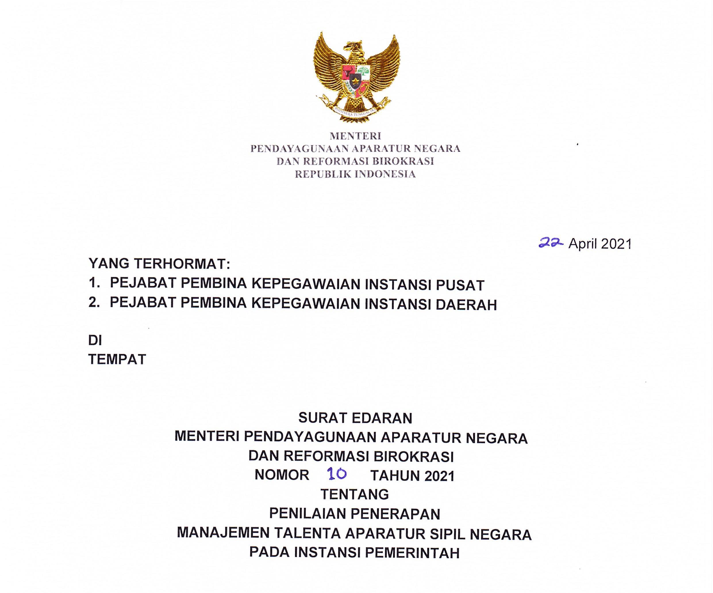 Akselerasi Sistem Merit dengan Penilaian Penerapan Manajemen Talenta ASN 