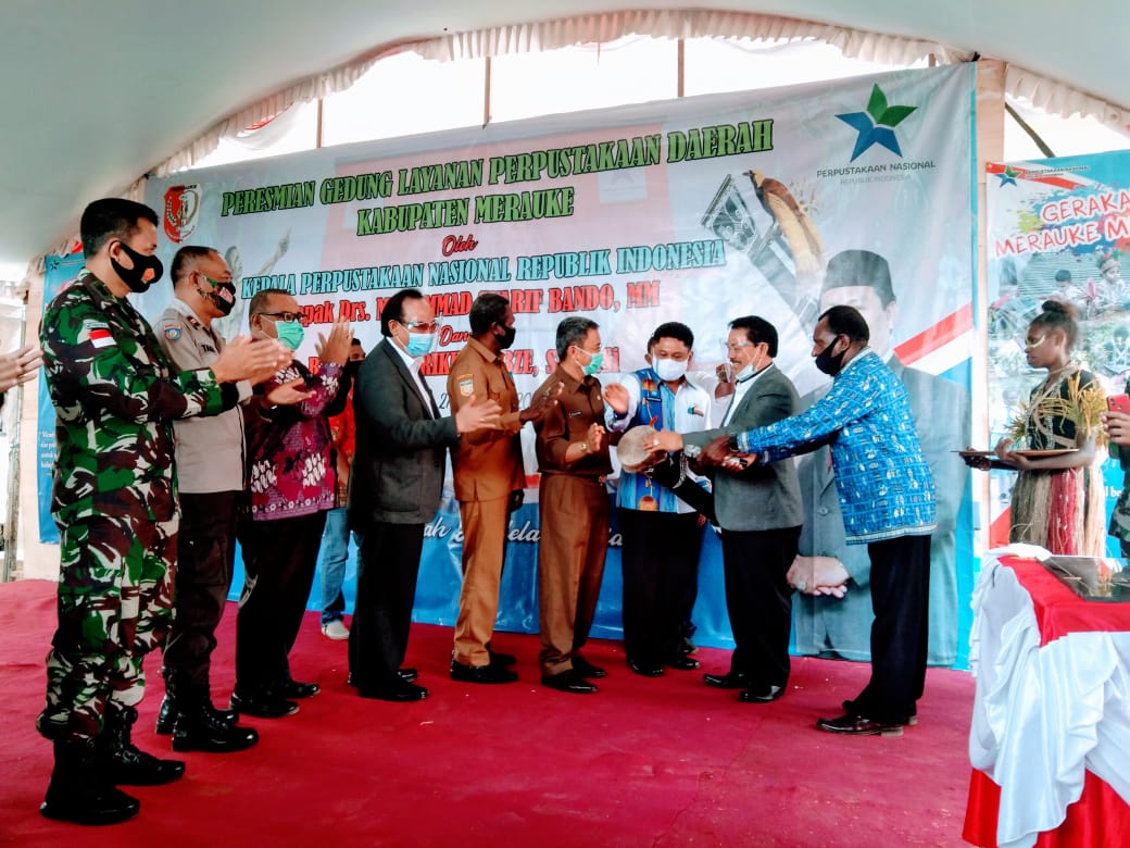 Gedung Perpustakaan dan Arsip Daerah Merauke Diresmikan