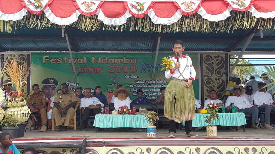  Festifal  Ndambu di Gelar Di Distrik Kimaam