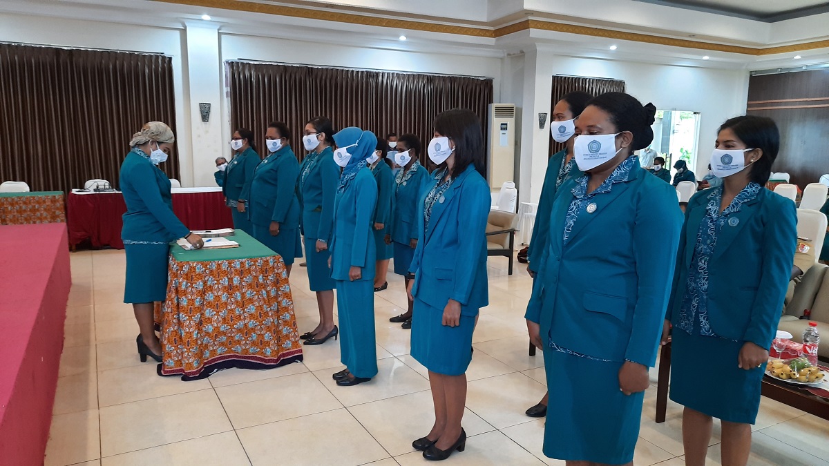 Pelantikan Ketua Ketua Tim Penggerak PKK Distrik Di Kabupaten Merauke