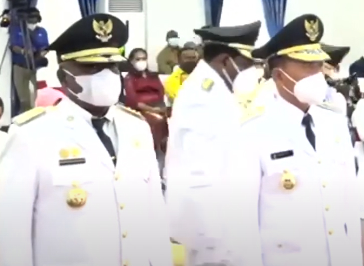 Bupati dan Wakil Bupati Merauke Terpilih Resmi Dilantik