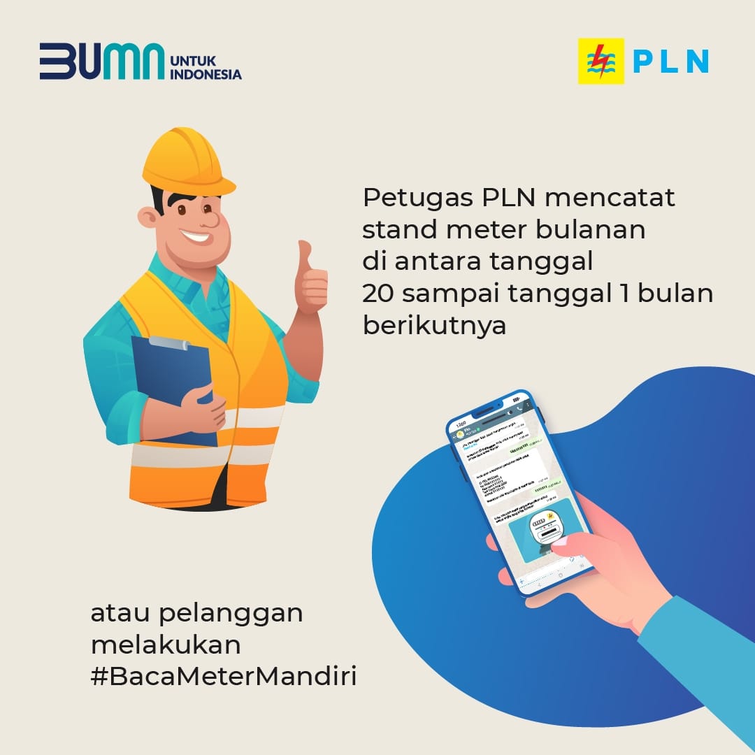 Siklus Pemakaian dan Pembayaran Listrik Pascabayar Setiap Bulannya