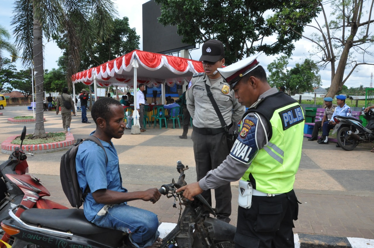 25 Kendaraan Dinas Terjaring Saat Sweeping