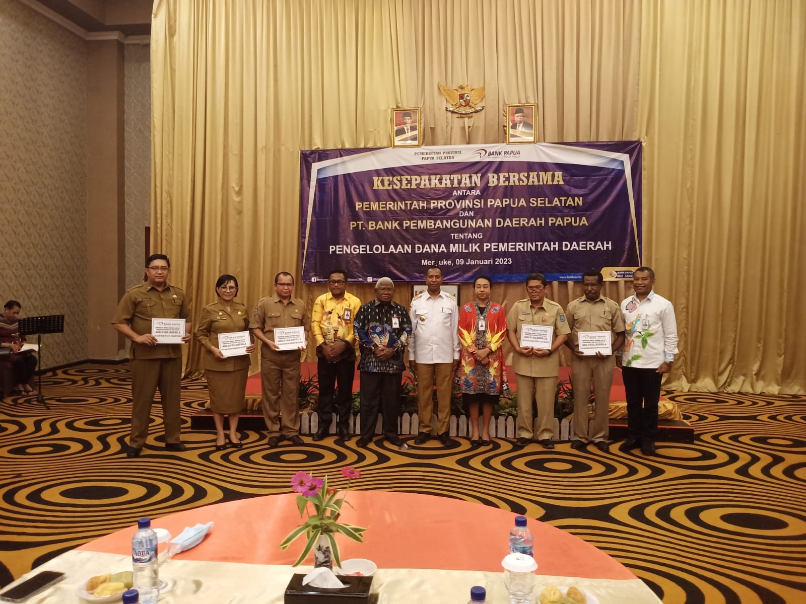 Pemprov PPS Tandatangani Kesepakatan Bersama Bank Papua