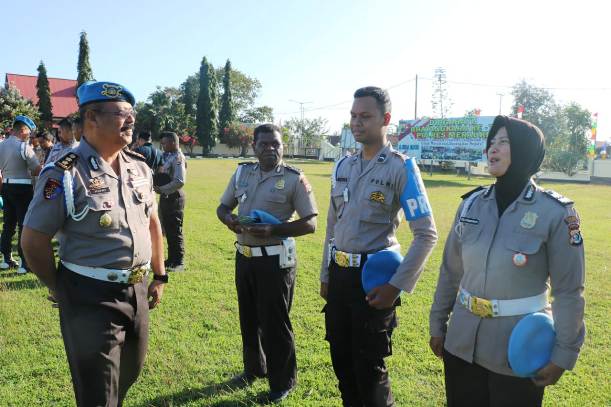 Cegah Pelanggaran, Personil Polres Merauke Jalani Pemeriksaan