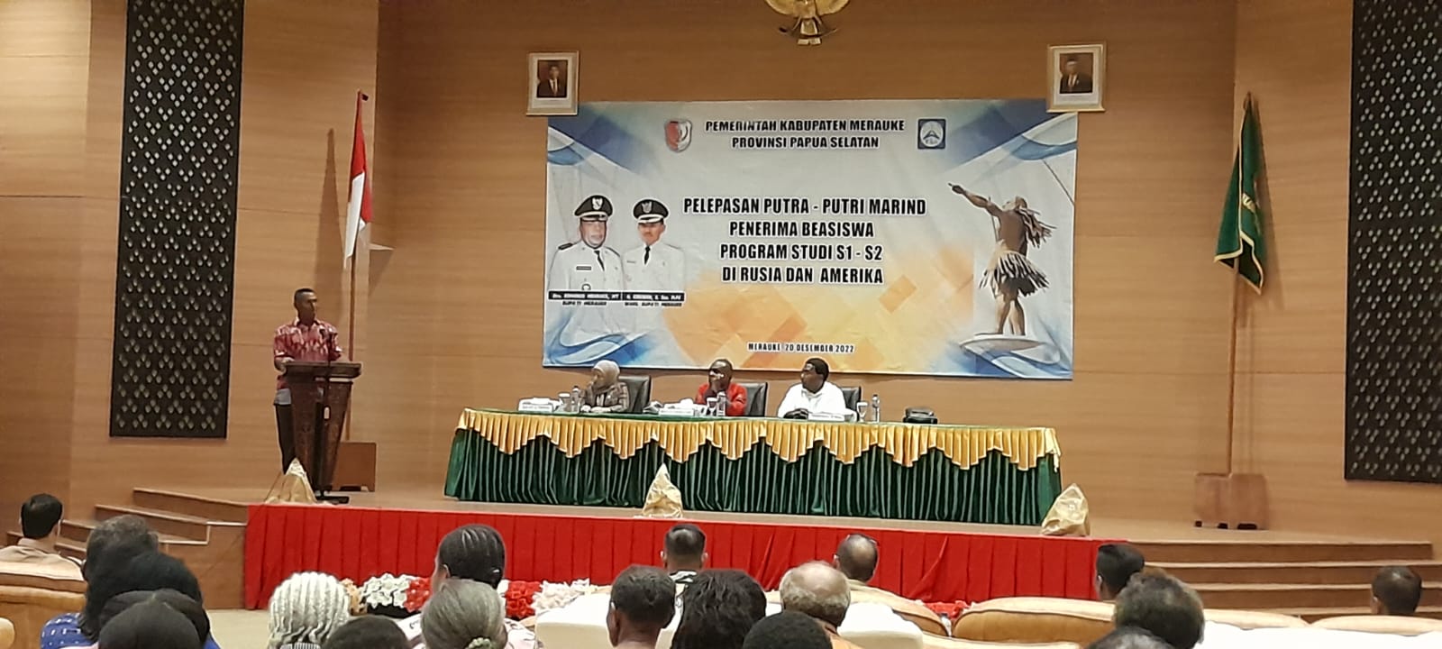Puluhan Calon Mahasiswa Marind Dilepas Keluar Negeri