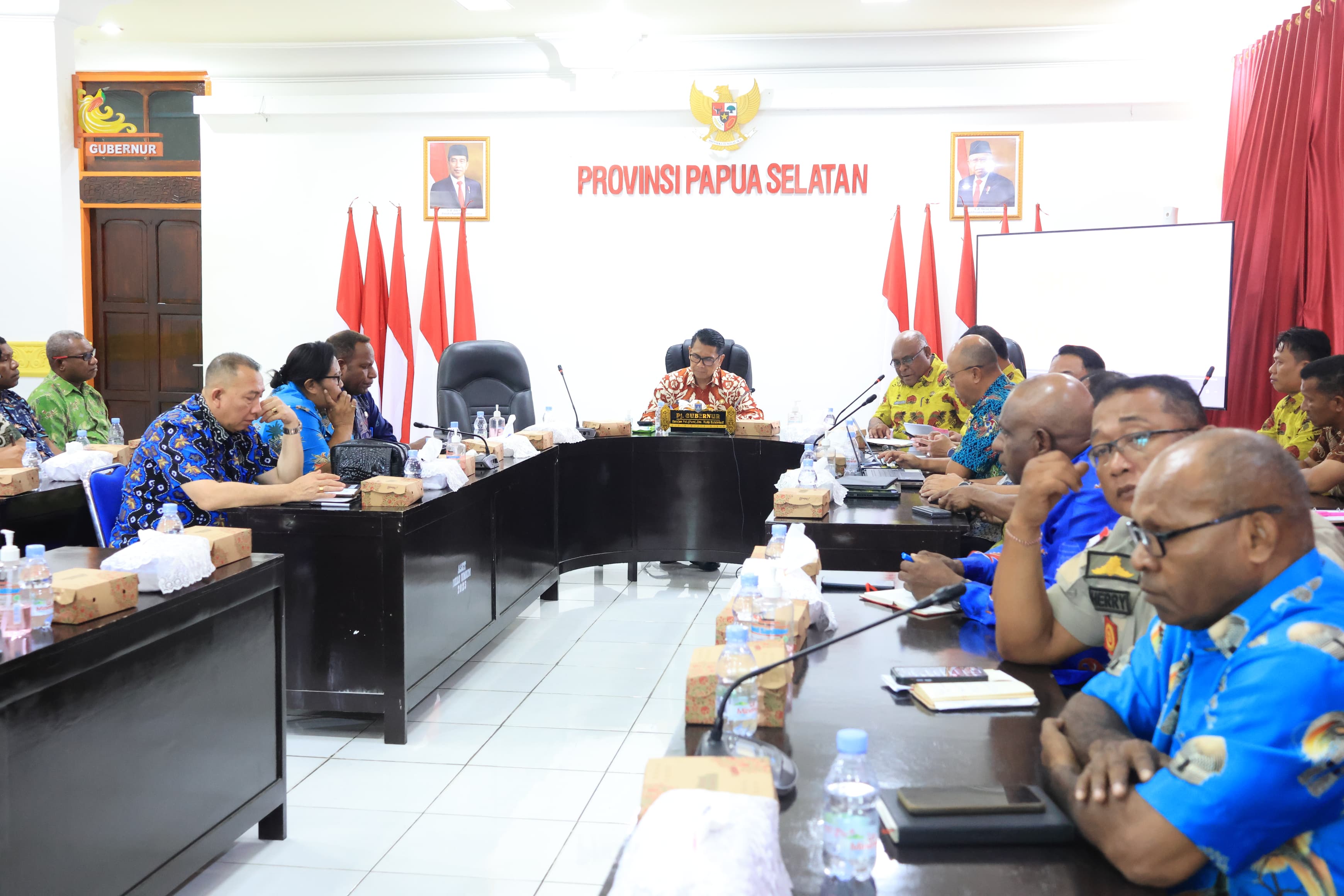 Pj Gubernur Launching Aplikasi SIMPEG Terintegrasi dan SIAPPS Provinsi Papua Selatan