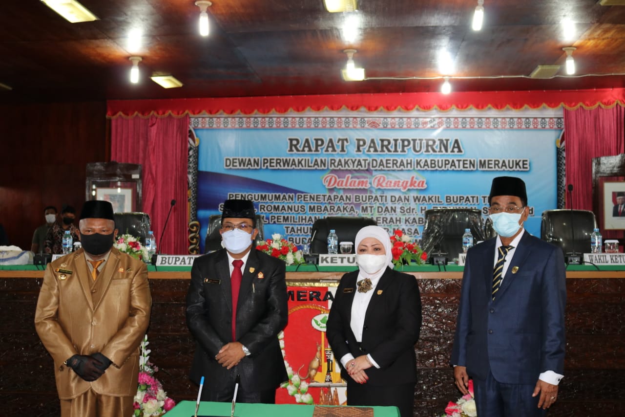 DPRD Merauke Harapkan SK Pelantikan Romanus-Riduwan Segera Dikeluarkan