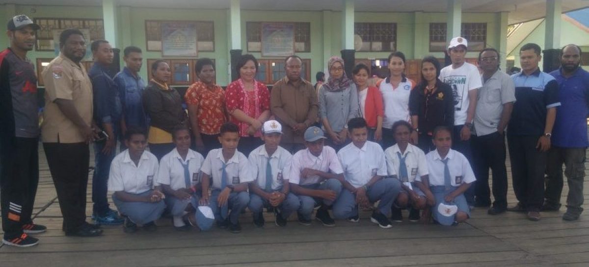 Ratusan Siswa SMK Kesehatan Merauke PKK di Sejumlah Distrik