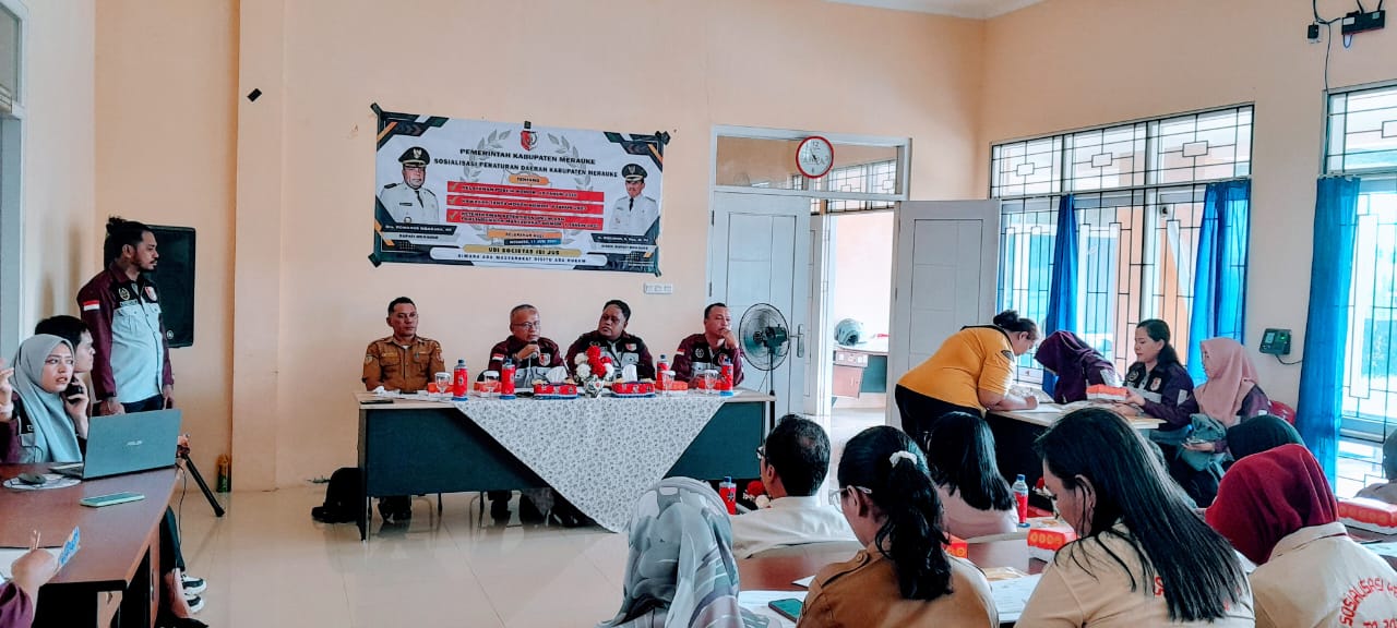 Bagian Hukum Setda Kabupaten Merauke  Sosialisasikan Tiga Perda Ini