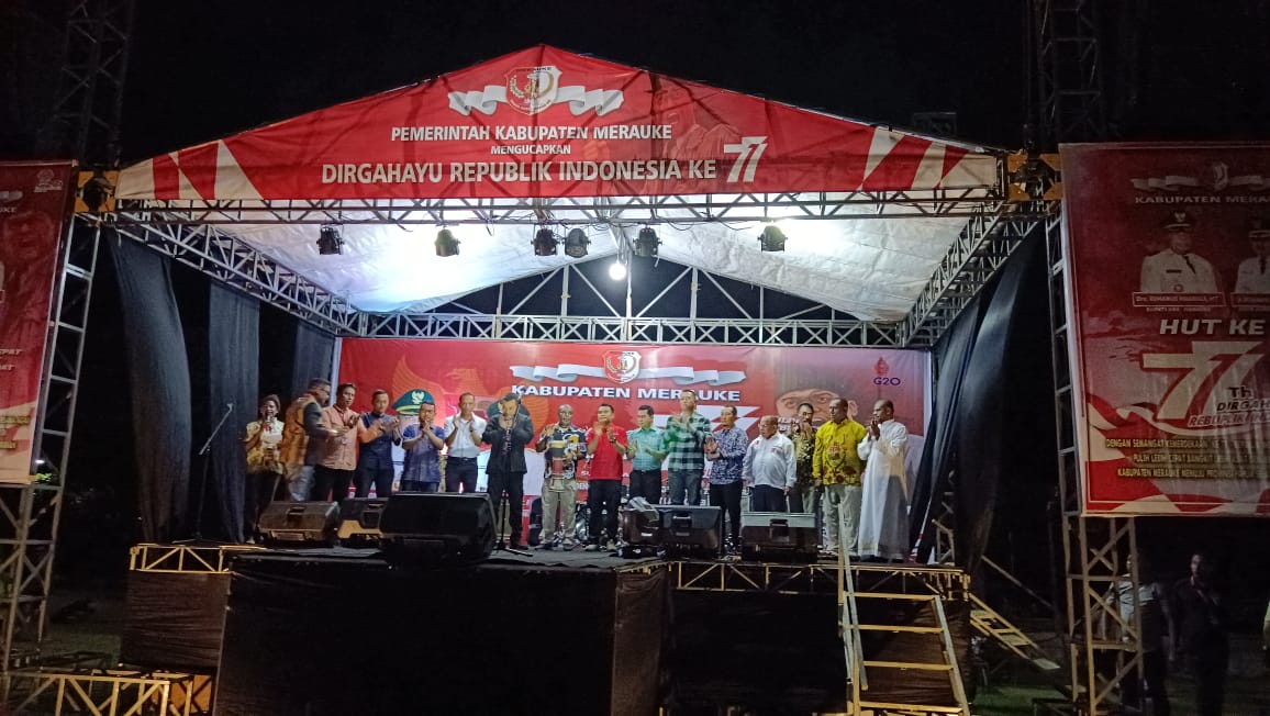 Tujuh Hari Pameran dan Hiburan Songsong HUT Kemerdekaan ke-77 RI di Merauke 