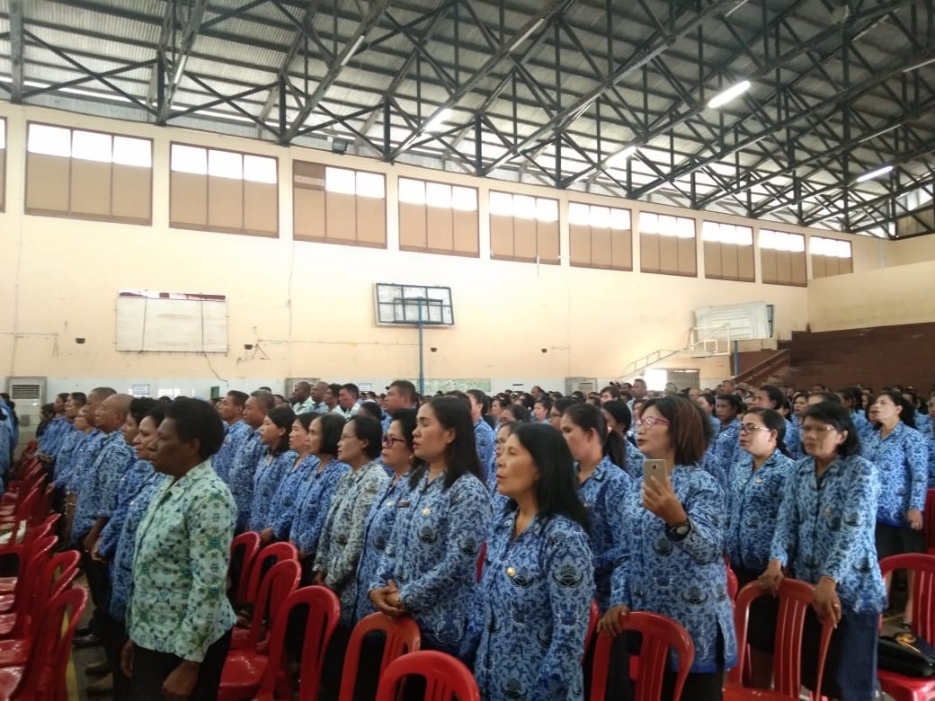 537 ASN Pemda Merauke Mengikrarkan Sumpah dan Janji