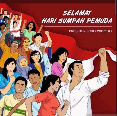 Sumpah Pemuda Presiden Jokowi Ajak Bangun Indonesia
