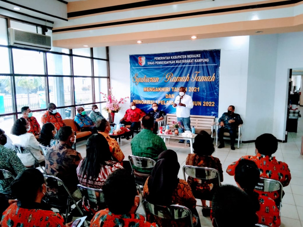 Hadiri Syukuran Tahun Baru di DPMK, Romanus Sampaikan Penekanannya