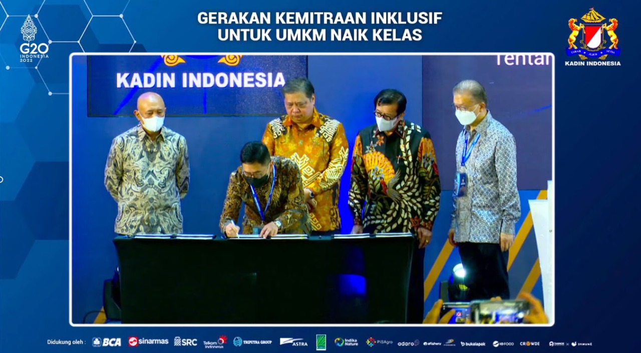 Tingkatkan Daya Saing UMKM, KADIN dan Pemerintah Tandatangani MoU