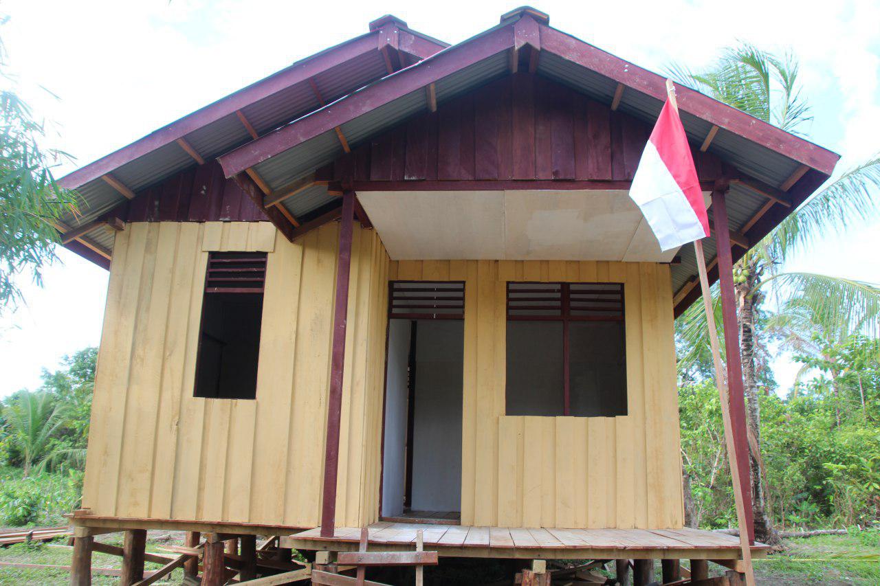 Sebagian Rumah Warga Yang Dibangun Satgas TMMD Ke-106 Sudah Rampung
