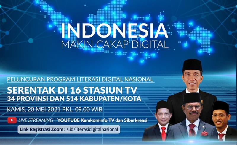 Kominfo Luncurkan Program Nasional Literasi Digital "Makin Cakap Digital"