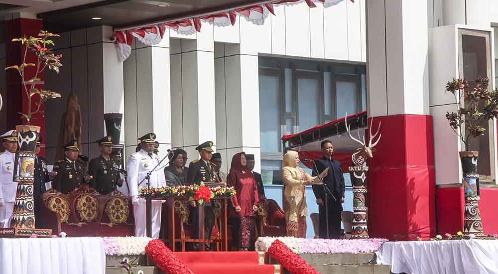 Upacara HUT ke-74 RI di Merauke, Berlangsung Khidmat