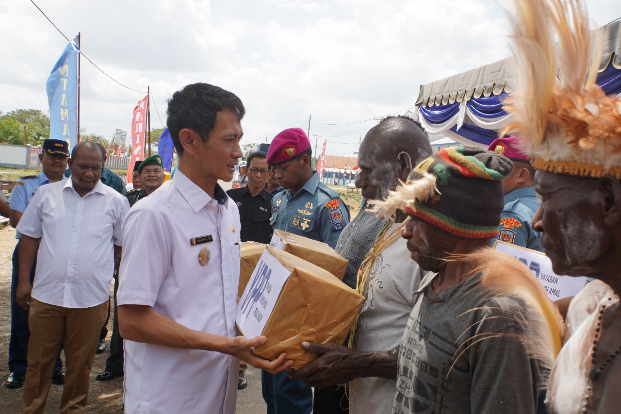 Danlantamal XI Merauke Diapresiasi Telah Merubah Wajah Pemukiman Kumuh