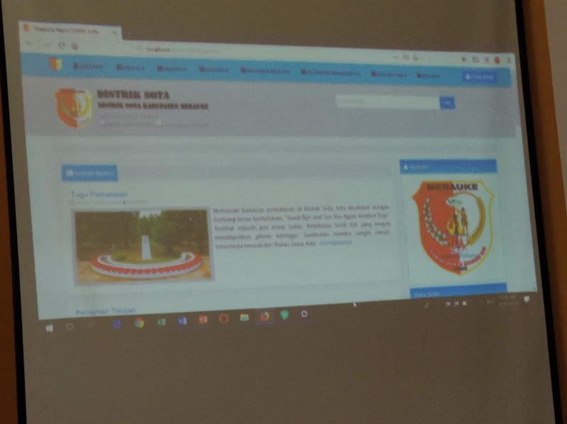 Launching Website Distrik Sota Kabupaten Merauke