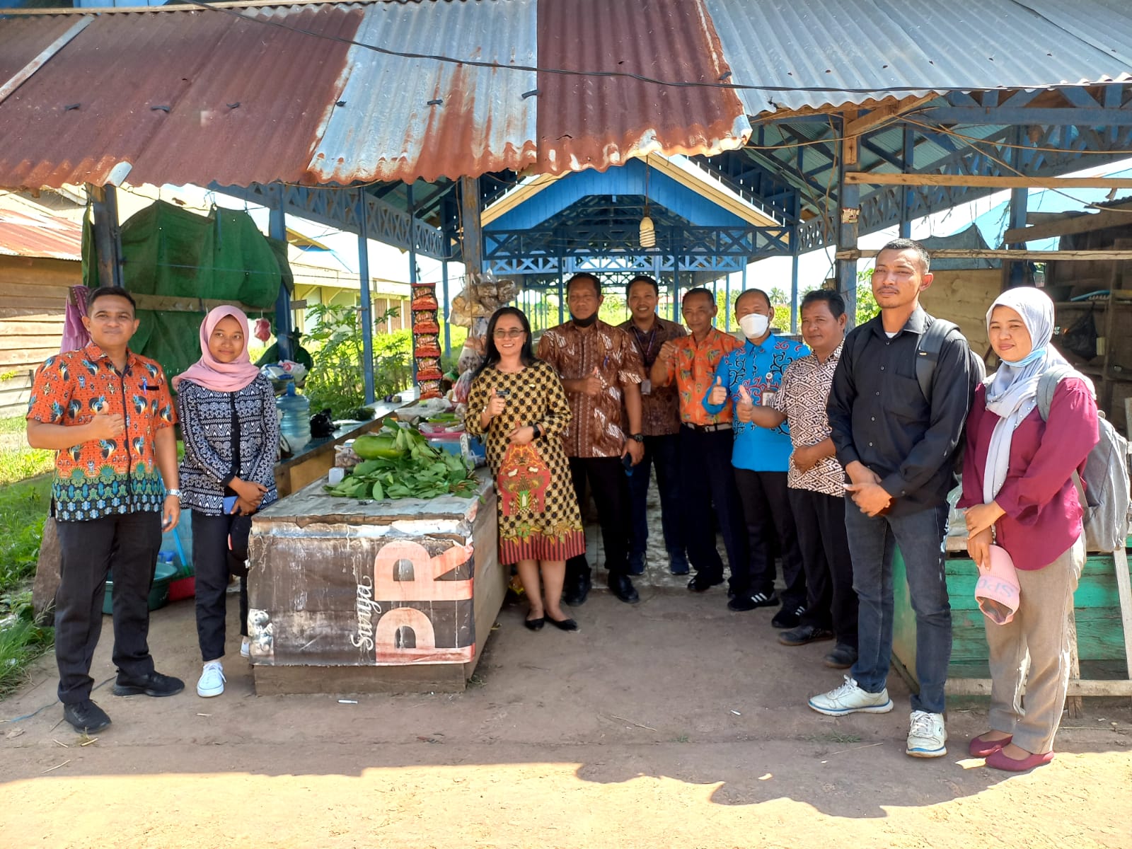 Tim Kemendes Melakukan Identifikasi Pasar Desa di Kampung Waninggap Miraf Merauke
