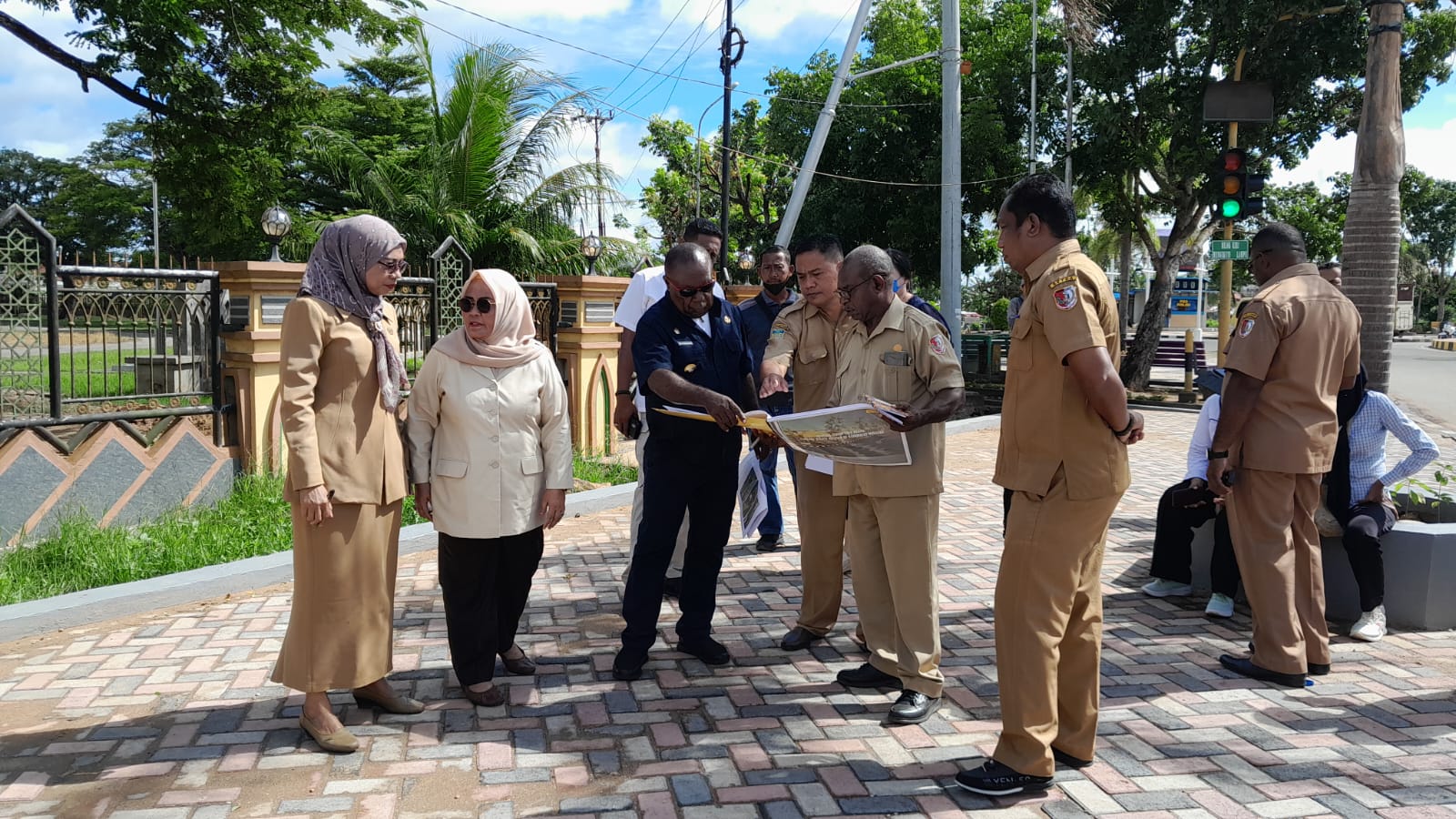 Bupati Tinjau Tugu Libra dan Landscape Sekitarnya