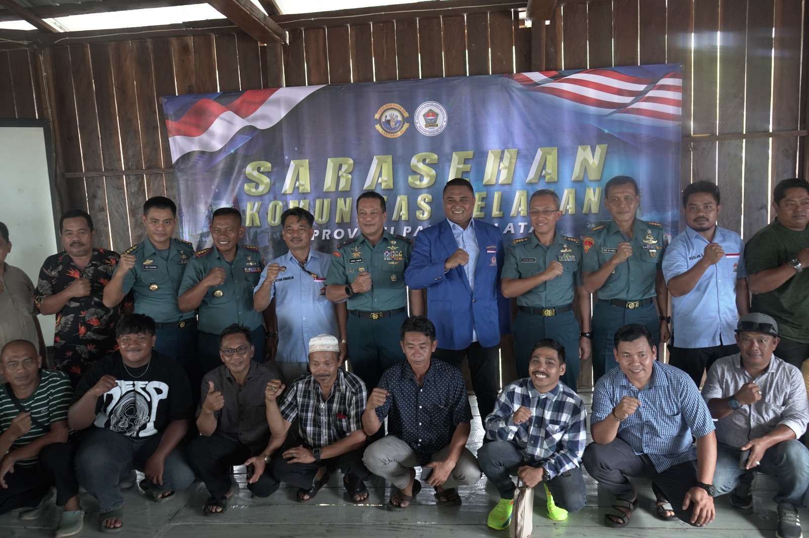 Lantamal XI Gelar Silahturahmi Bersama Komunitas Nelayan Papua Selatan