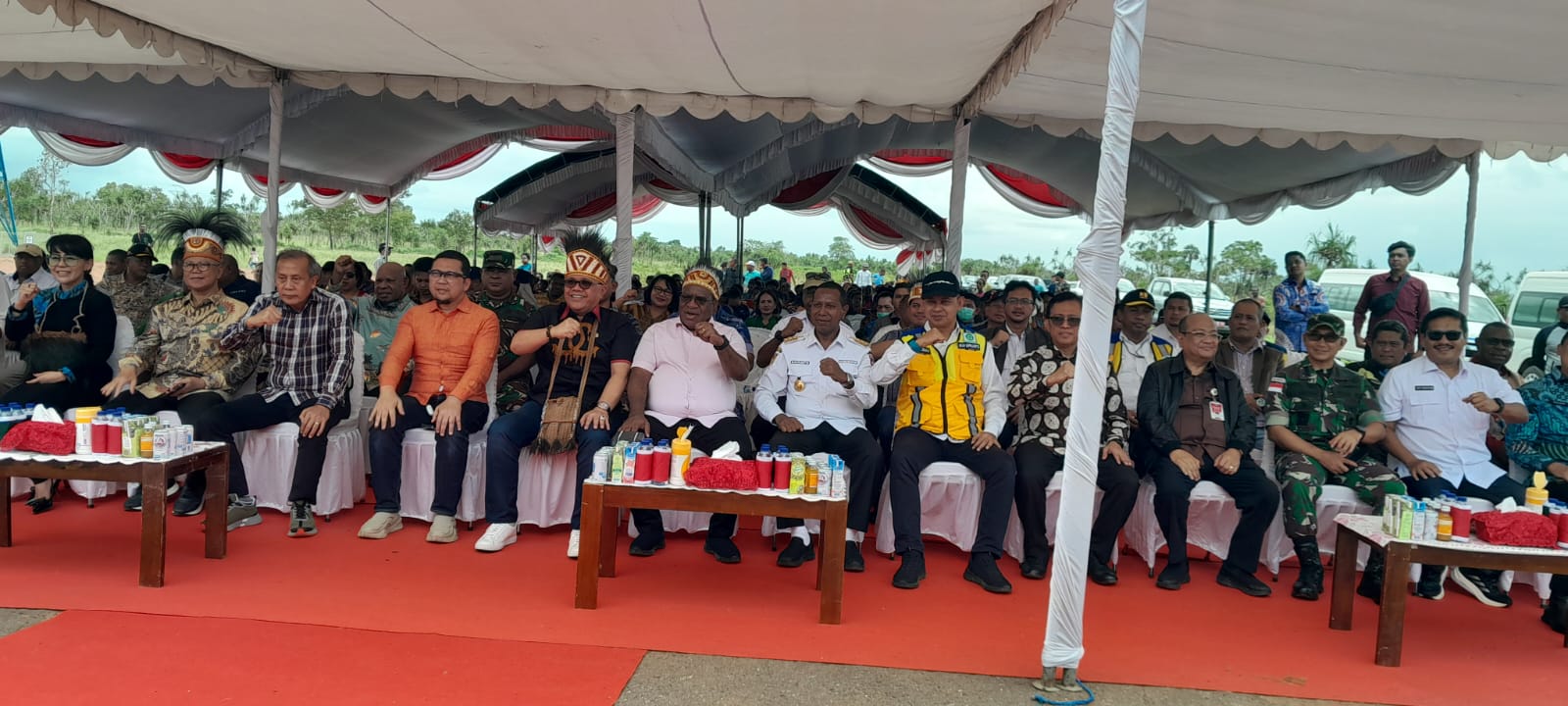 Wamendagri dan Ketua Komisi II DPR RI Tinjau Kawasan Pusat Pemerintahan Provinsi Papua Selatan