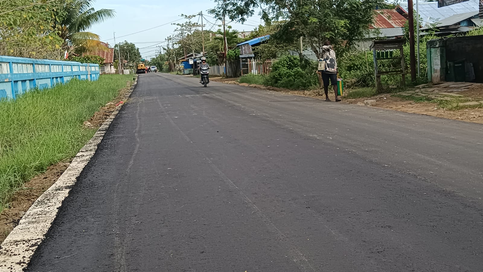 600 Meter Ruas Jalan Pendidikan Merauke Dikerjakan