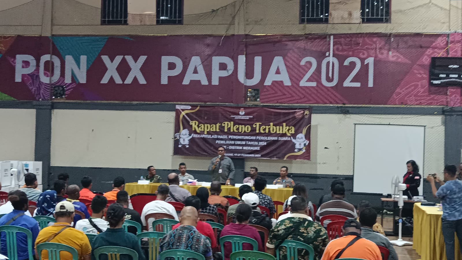 PPD Merauke Rekap Hasil Penghitungan Perolehan Suara dari 314 TPS