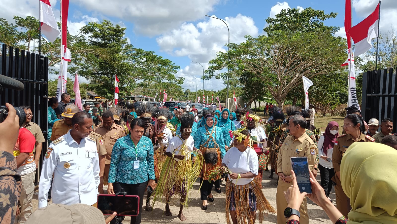 Ketua TP PKK Pusat Kunjungan Kerja ke Papua Selatan