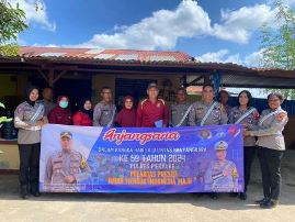 Anjangsana Dalam Rangka HUT Lantas Ke-69 Tahun 2024 di Merauke