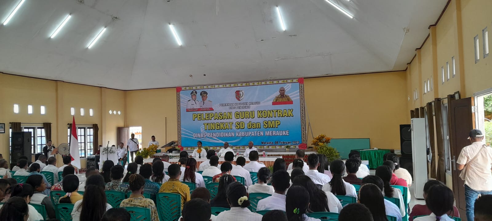 Ratusan Guru Kontrak Dilepas ke Daerah 3T di Merauke